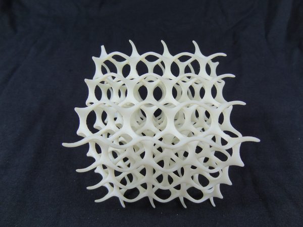 SLA 3D printed parts showing high resolution and smooth layer finish